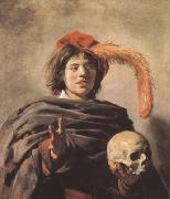 Frans Hals Young Man with a Skull (mk08) china oil painting reproduction